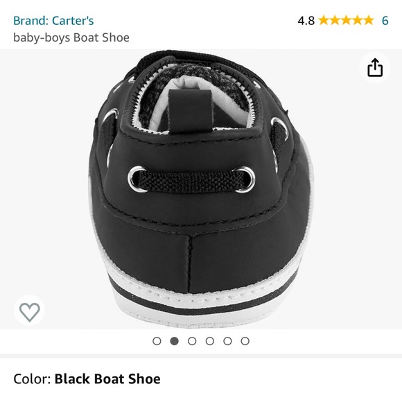 2 pairs CARTERS of baby boy crib shoe size 3-6 months - Picture 6 of 15